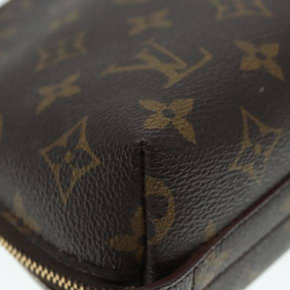 LOUIS VUITTON Monogram Trousse Demi Ronde Cosmetic Pouch M47520 LV Auth 89925 - Picture 16 of 16